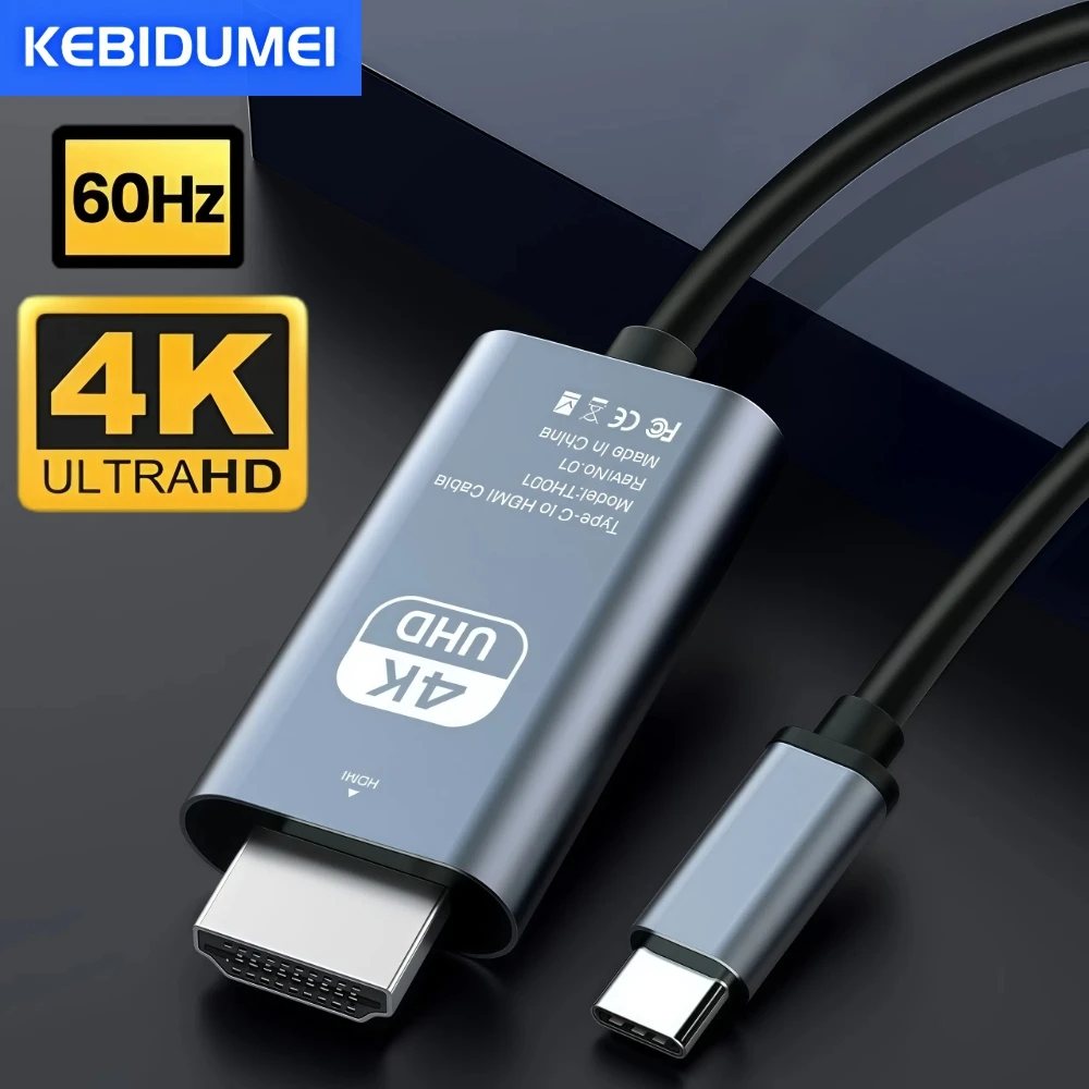 �y�Z�[�����z4K 60Hz Type-C - HDMI�ϊ��A�_�v�^�[�AType-C�P�[�u���AHDTV�R���o�[�^�[�P�[�u���AiPhone 16�ATV�R���o�[�^�[�AMacBook Air�AiPad�ASamsung Book�A���b�v�g�b�v�Ή�