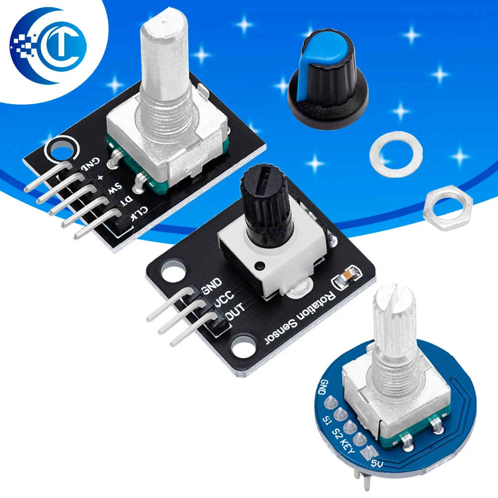 Для-arduino-совместимого-360°-°-Модуль-поворотного-энкодера-аналоговая-ручка-совместим-с-ky-040-rv09-ec11-и-крышками-ручек