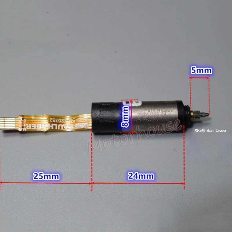 Faulhaber Mini 8mm Coreless Servo Motor DC 3V 10700RPM High Speed PA2-50 Speed Encoder Robot Control Medical Device