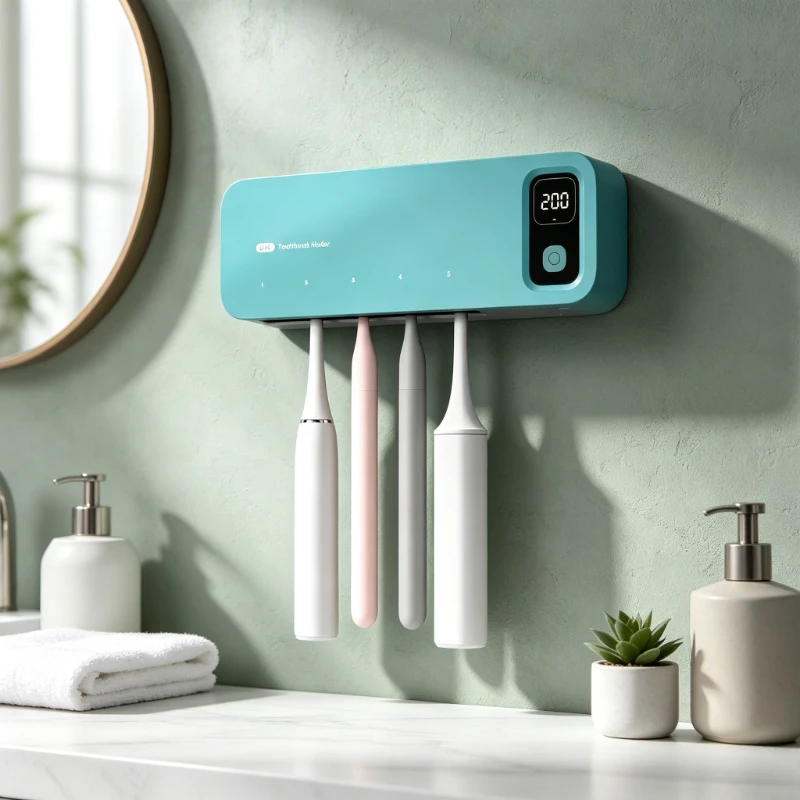 uv-toothbrush-sanitizer-one-key-sanitizing-auto-drying-fast-air-drying-no-drill-wall-mount-electric-box-for-bathroom-칫솔-살균기