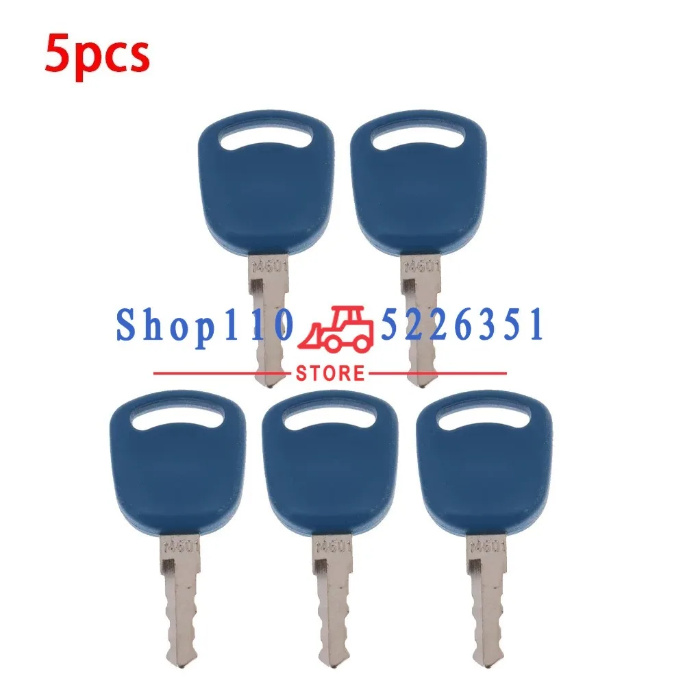 10/5/2/1PCS 14601 Key New Holland for CASE Excavator Grader Dozer Heavy Equipment