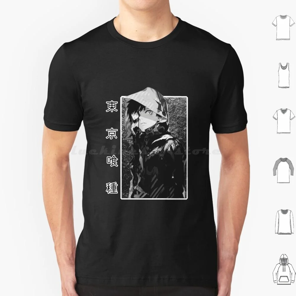 Kaneki Ken | Perfect Gift Anime T Shirt Big Size 100% Cotton Tokyo Ghoul Manga Anime Kaneki Ken Tokyo Ghoul Shonen Seinen