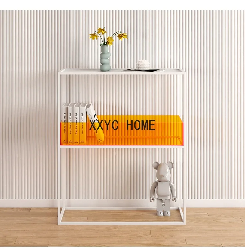 Nordic Creative Acrylic Display Display Shelf Multilayer Simplicity Living Room Floor Storage Rack Storage Rack