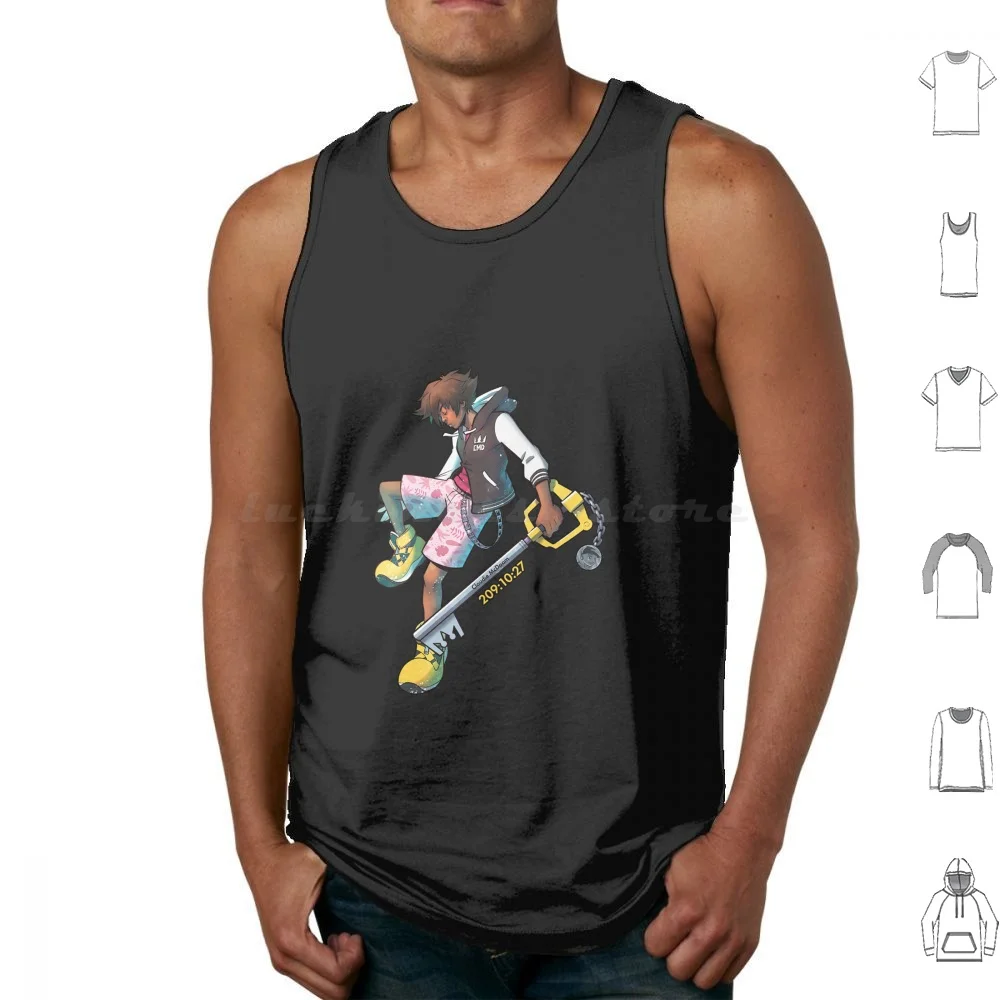 Quot Kingdom Heart Attack Marathon Quot Essential Tank Tops Print Cotton