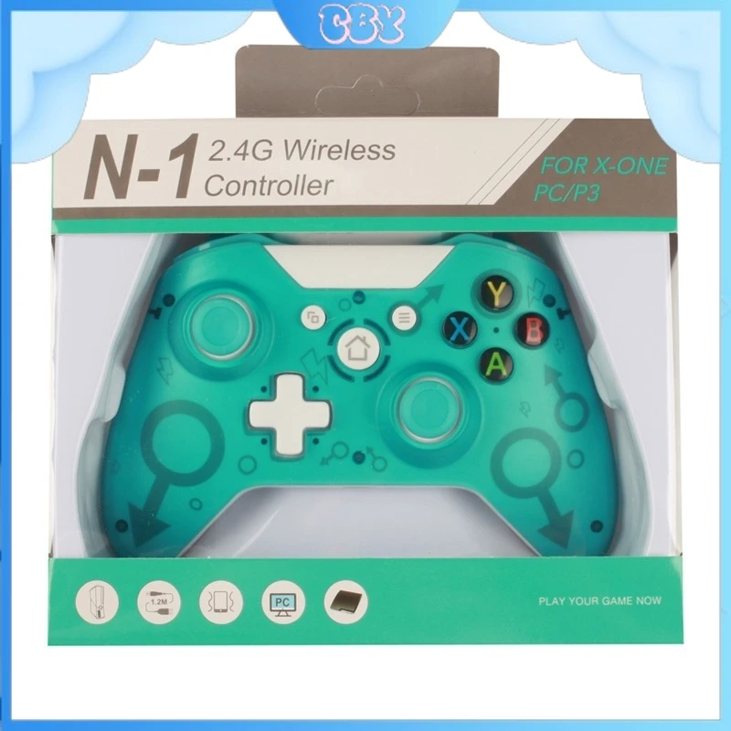 

Wireless 2.4g Gaming Dual Vibration Controller Xbox One 2.4g Supports Pc/Ps3 Fm Technology For Synchronous Charging During Use