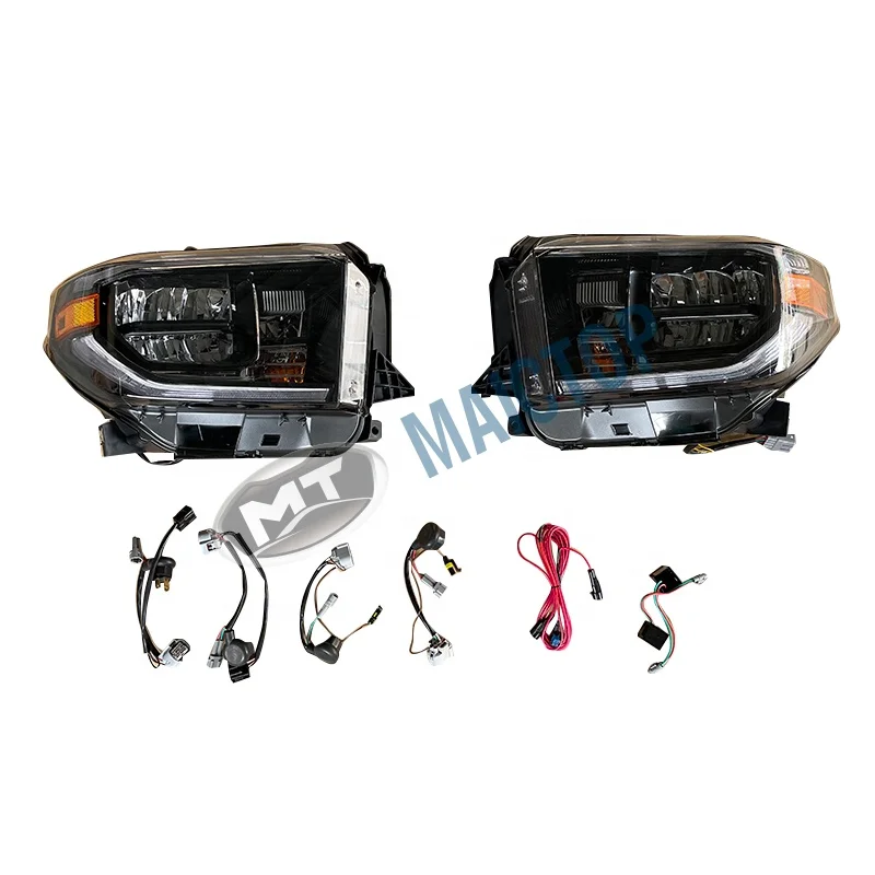 

MAICTOP 2014-2019 Turning Headlights LED Head Lamp Wholesales For Tundra Car lamp Car Light Auto Headlamps Auto Headlights