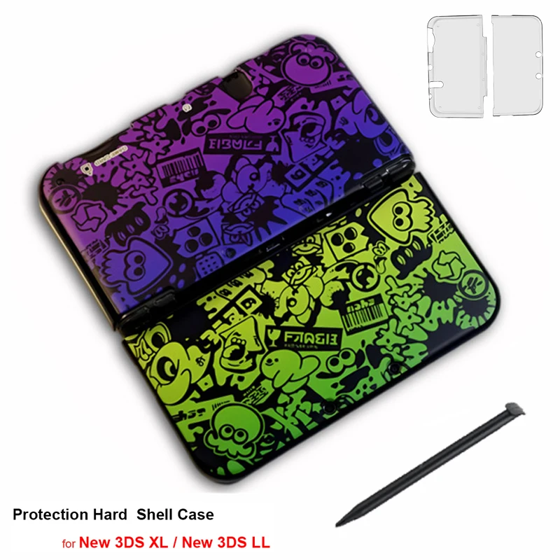 Funda protectora rígida mate para NEW 3DSXL, carcasa protectora para la consola de juegos NEW 3DS XL LL con lápiz óptico, accesorios para juegos.