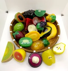 Sapone alla frutta a forma di olio essenziale sapone alla frutta sapone fatto a mano sapone da doccia per bambini sapone regalo sapone alla Banana sapone all'anguria sapone giocattolo