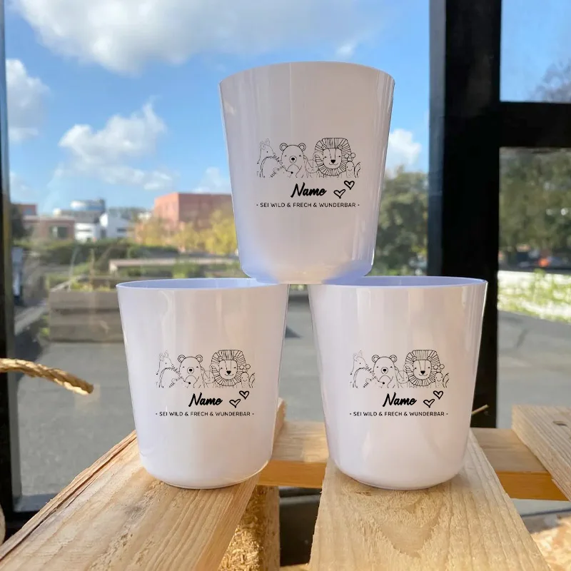 Taza de agua de melamina con animales, nueva taza de café de oficina con acabado brillante apto para lavavajillas, vasos calientes/fríos para el hogar y regalos, 2026
