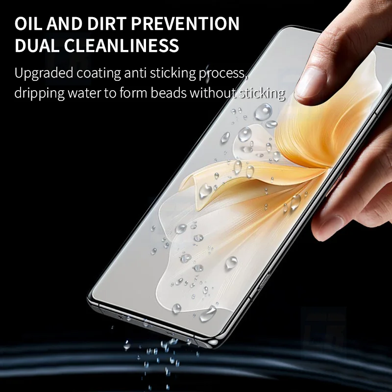 Película de hidrogel de silicona curvada completa, Protector de pantalla para VIVO V40, V40 Lite, película protectora suave, sin vidrio, 2-4 piezas