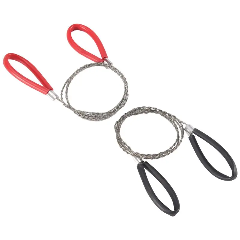 ABGG-8Pcs Stainless Steel Wire Saw Hand Pocket String PVC Pipe Cutting Tool For Camping
