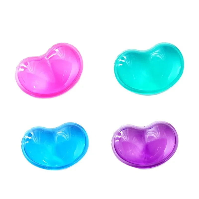 1PC Wavy Comfort Gel Computer Mouse Hand Wrist Rests Support Cushion Pad Fashion Silicone Heart-shaped Wrist Pad