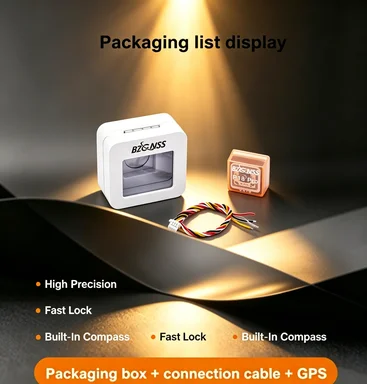 

BZGNSS P18 Pro GPS Module with Compass Compact High Precision Fast Lock for FPV Racing Freestyle Long Range Drone