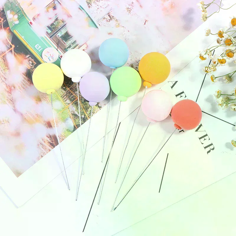 

8pcs/set 1/12 Dollhouse Miniature Colorful Balloons Doll House Decor Toy