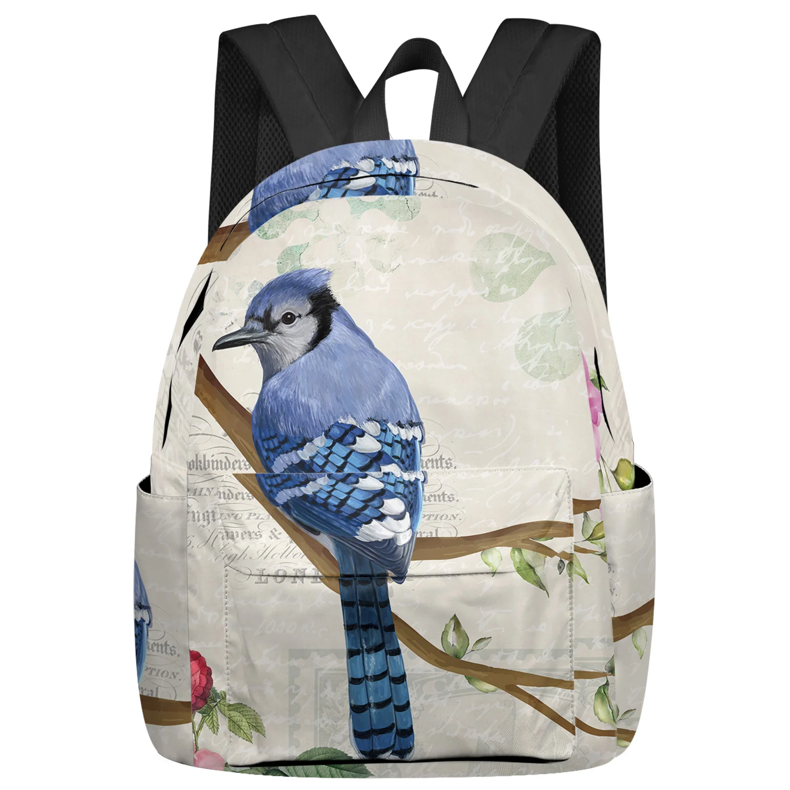 

Vintage Flowers And Birds Feminina Backpacks Teenagers Student School Bags Laptop Backpack Men Women Female Travel Mochila