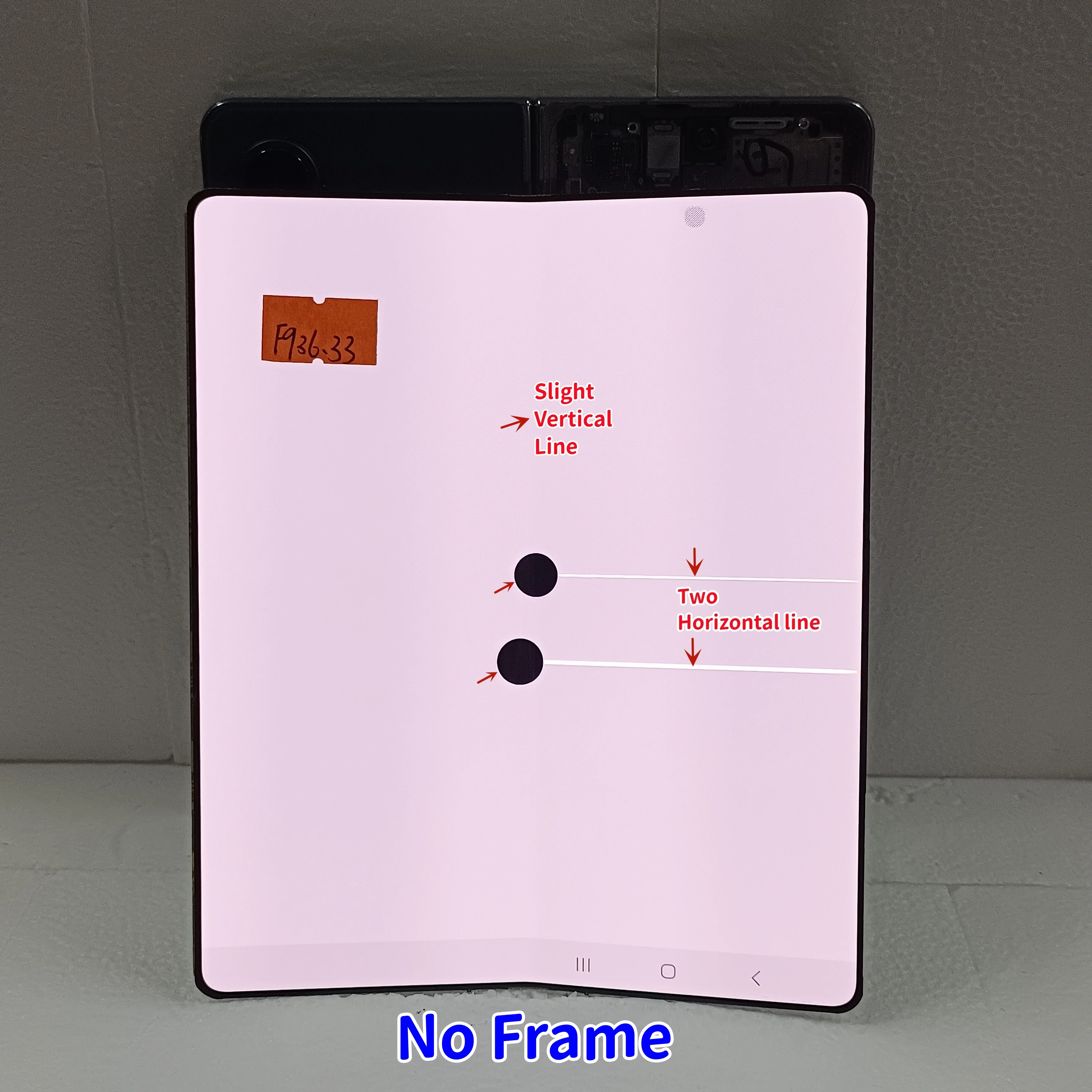 Amoled para samsung z fold 4 SM-F9360 f936 display lcd painel de toque tela interna digitador assembléia peças reposição com defeito