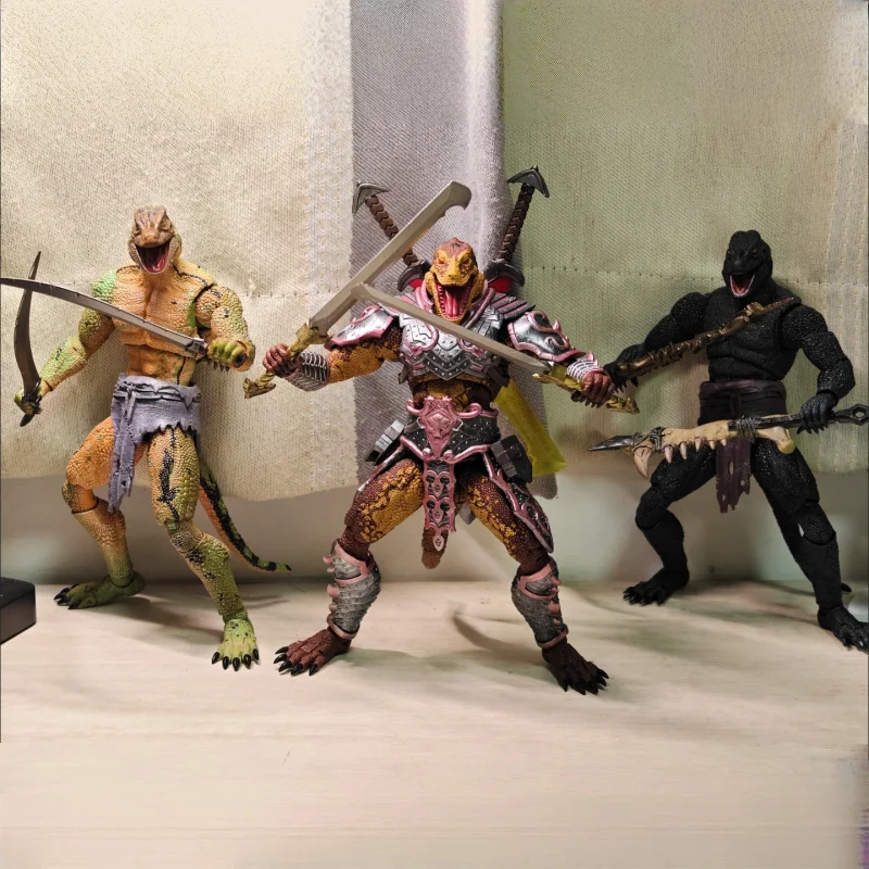 

In Stock Savage Crucible Lizardman 1/12 Action Figure - Articulated D&D Miniature for RPG Tabletop Wargaming Collectors