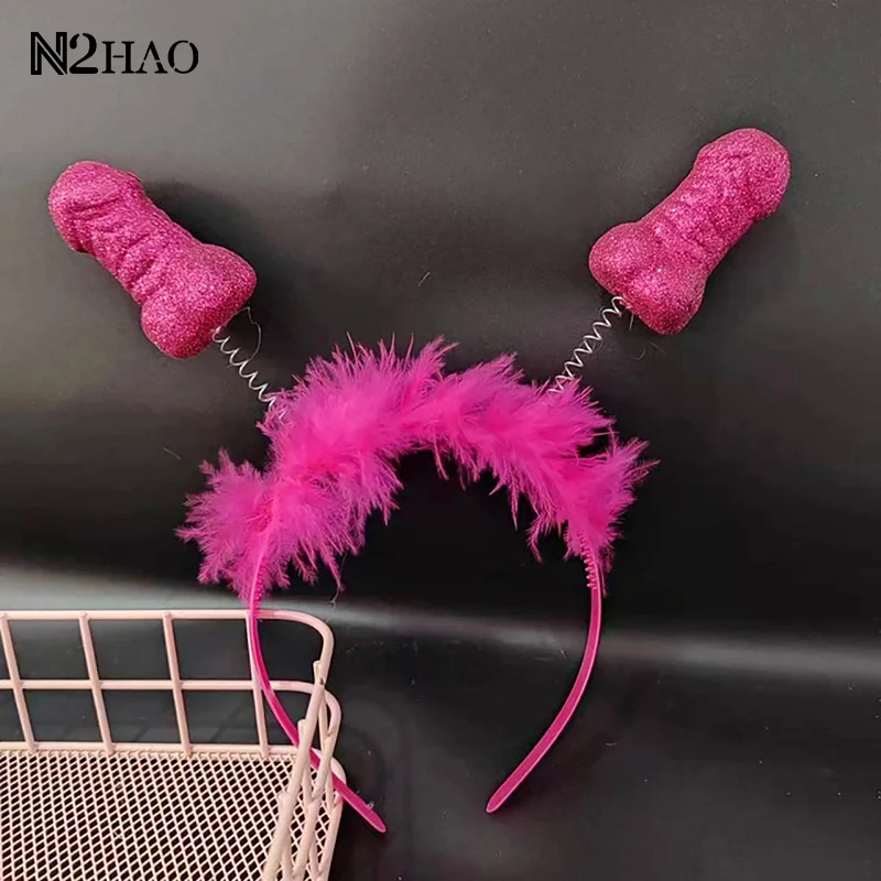 العازبة حزب عقال الأحمر الوردي ريشة مثير رباط شعر العروس لتكون الزفاف دش سعيد الدجاجة حزب ديكور صور الدعامة