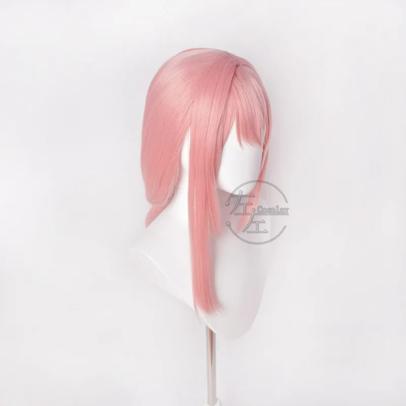 Peruka Cosplay Zenless Zone Zero Tsukishiro Yanagi Damska Różowy Warkocz Włosy Gra Kostium Akcesoria Rekwizyty na Halloween