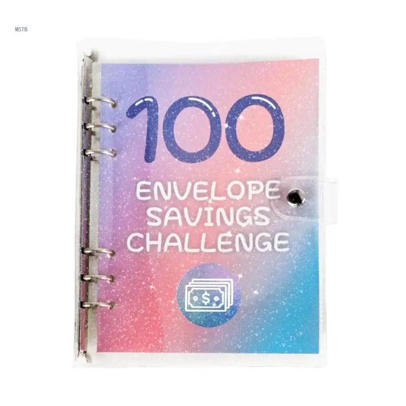 Refillable Budget Binder Planner with Cash Envelopes & 1-100 Numbered Stickers Dropship
