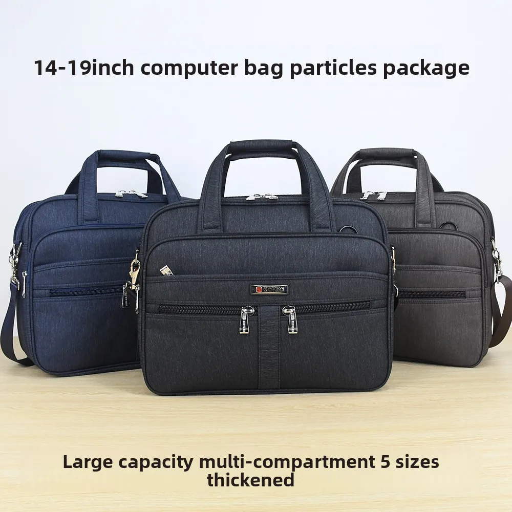 

Large Capaci Ox Cloth Canvas Briease Men's Busin Casual Crossbody Cuter Bag Tool Bag Handheld Busin Bag