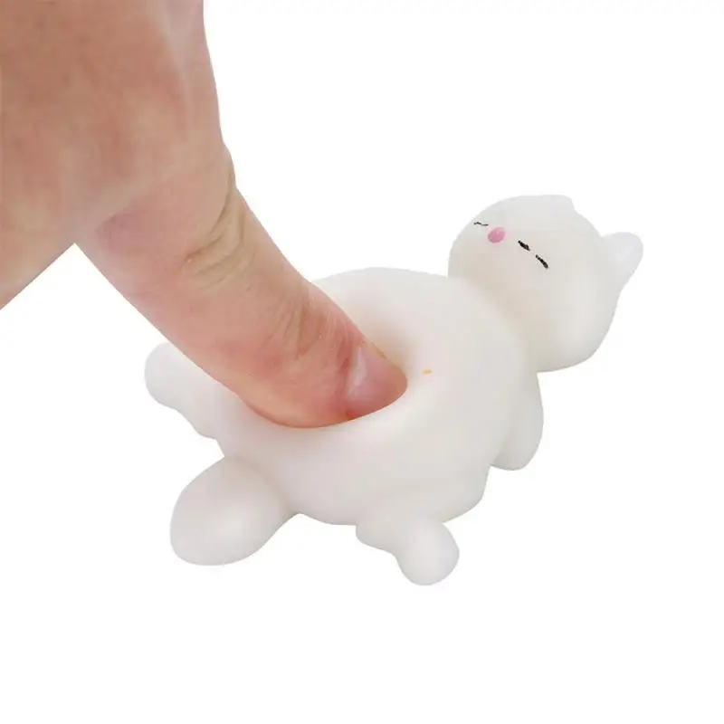 Cartoon Tier Mochi Katze Heilung Spielzeug Soft Squeeze Spielzeug Geschenk Neuheit Stress abbau Spielzeug Squishy Katze Dekor Dekompression lustiges Spielzeug