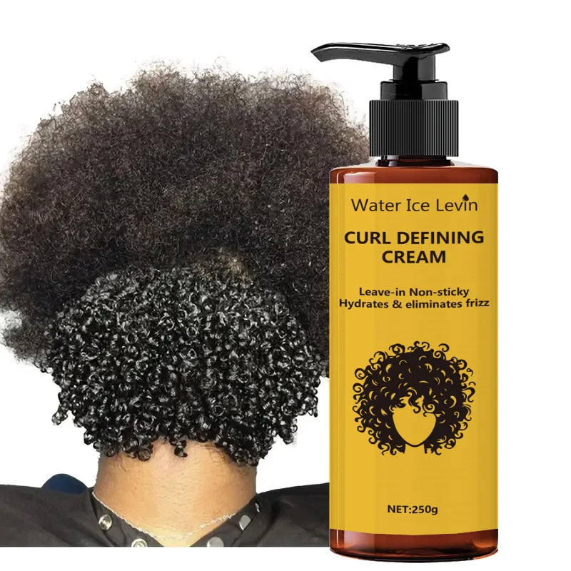 Elastische Styling-Creme, tief feuchtigkeitsspendend, schafft weiches, flauschiges und elastisches lockiges Haar, tägliche Pflege und Styling-Mittel für Männer und Frauen, geeignet für alle Haartypen
