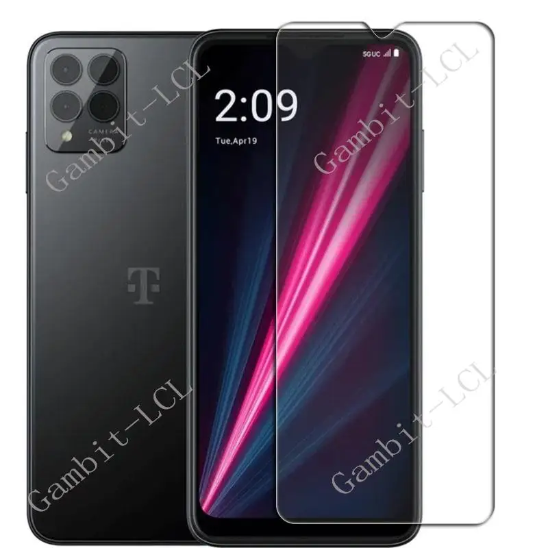 2PCS For T-Mobile Revvl 6 Pro (T Phone Pro) 6x 5G V+ 4 Plus Revvl6Pro Revvl6 6Pro PhonePro Screen Protective Tempered Glass Film