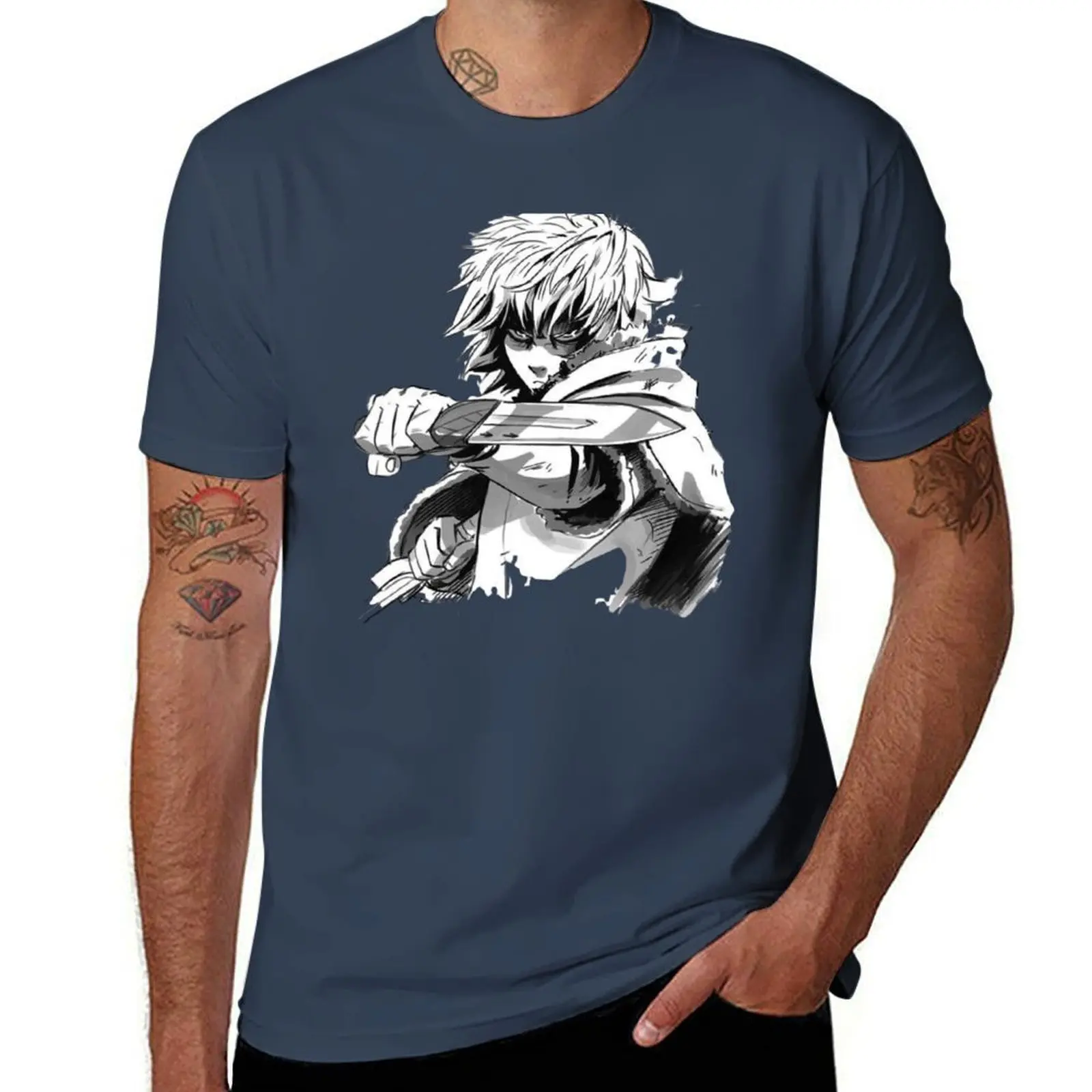 

Thorfinn warrior T-Shirt t shirt man casual man t shirt cotton T-Shirt