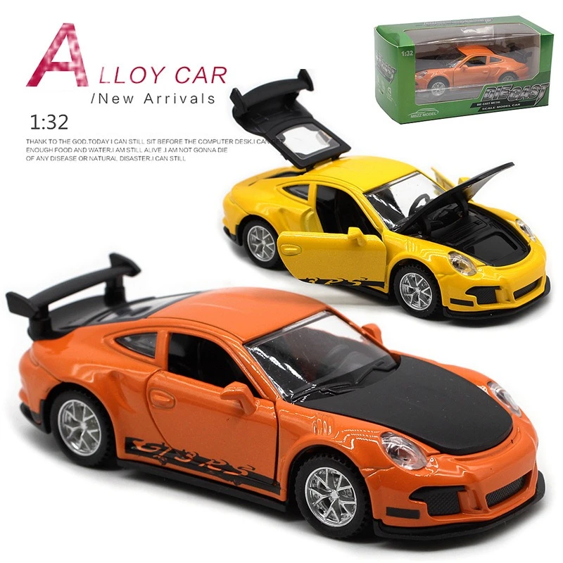 

1:32 911 GT3 спортивный автомобиль из сплава, литой под давлением металлический игрушечный транспорт, модель автомобиля, коллекция моделирования, детский подарок