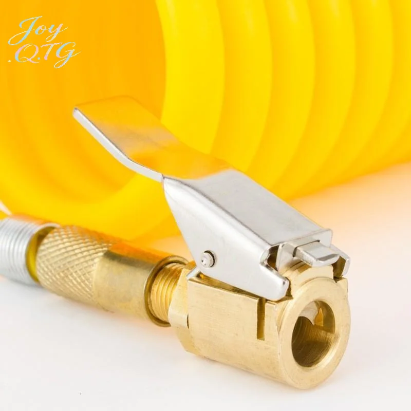 Hot Brass Locking Nozzle Tire Air Chuck Clip Adapter - Automotive Grade For Efficient Inflation