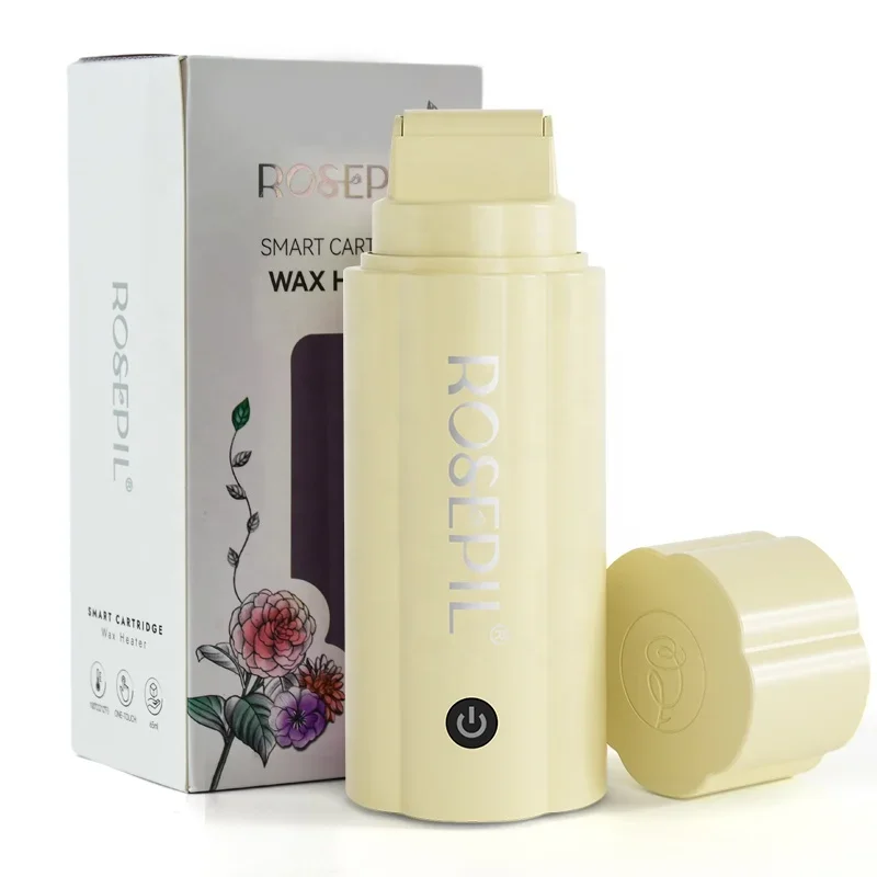 Em estoque!!! ROSEPIL Roller Smart Wax Cartucho Aquecedor, Depilação com Roll On Wax, Venda quente, 70ml