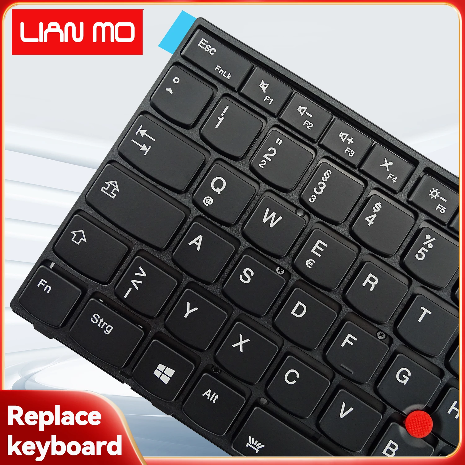 German layout with backlit replacement keyboard for Lenovo ThinkPad T460P laptop keyboard