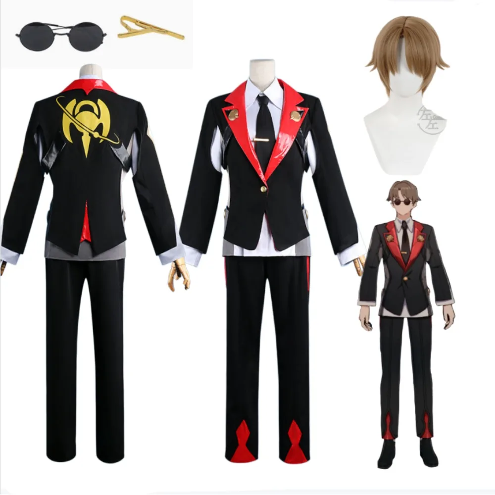 

Honkai: Star Rail Lyndon Skott Cosplay Costume Full Set Suit Uniform Adult Men Game Halloween Comic Con Stage Performance Outfit
