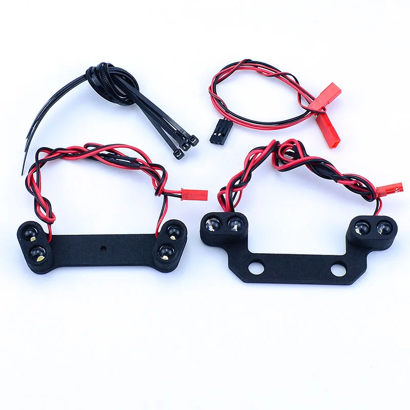 LED Front Rear Lighting System Bright Lamp Headlight for 1/10 TRAXXAS RC E-REVO 2.0 Monster Truck Parts