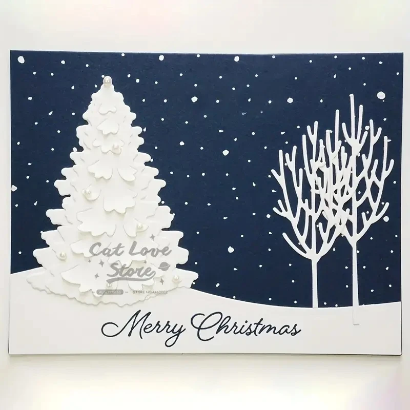 Cutting Dies for Metal Album Merry Christmas Album DIY Embossed Paper Folder To Make Decoration Craft Card Template Templates