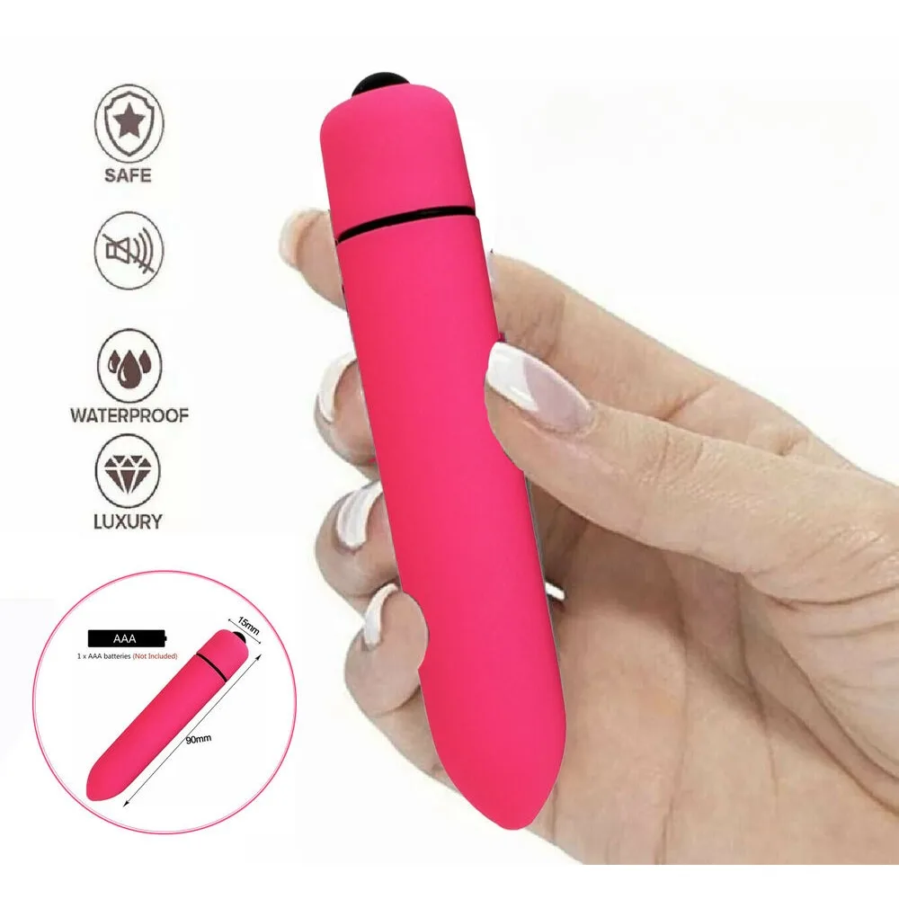 قوية رصاصة تحفيز المهبل مدلك السفر محفز صغير مقاوم للماء G بقعة هزاز الجنس لعب الكبار دون بطاريات #1
