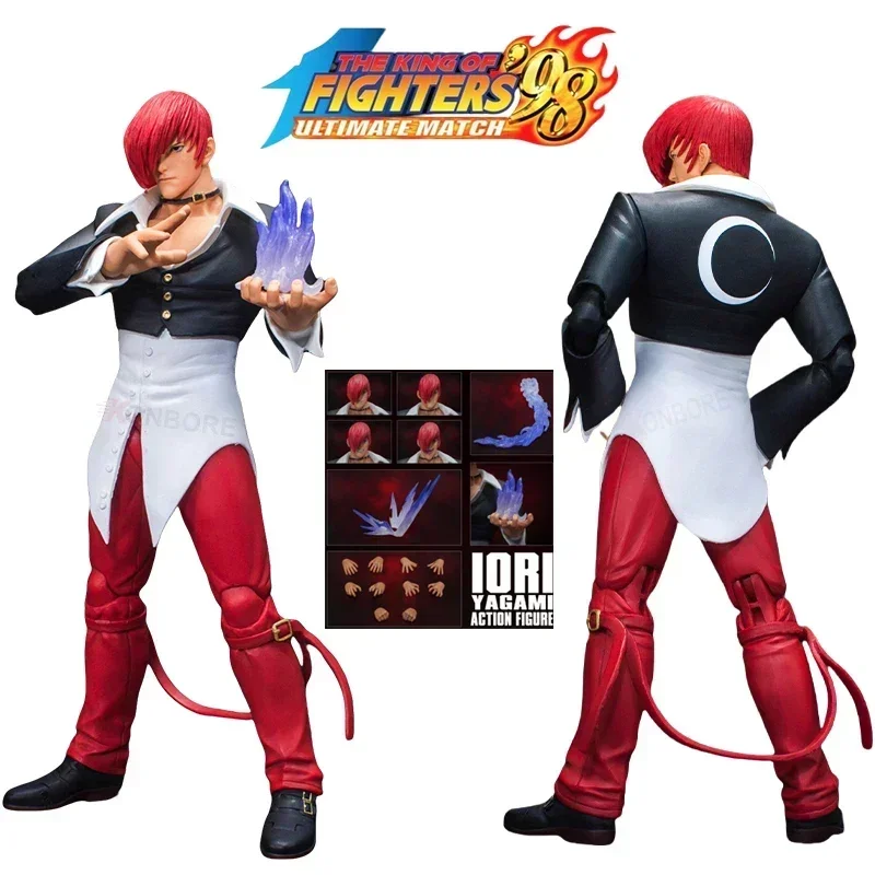 19cm The King of Fighters Iori Yagami Anime Game Figure THE KING OF FIGHTERS \'98 Kyo Kusanagi Action Figure Model Doll Toys Gift