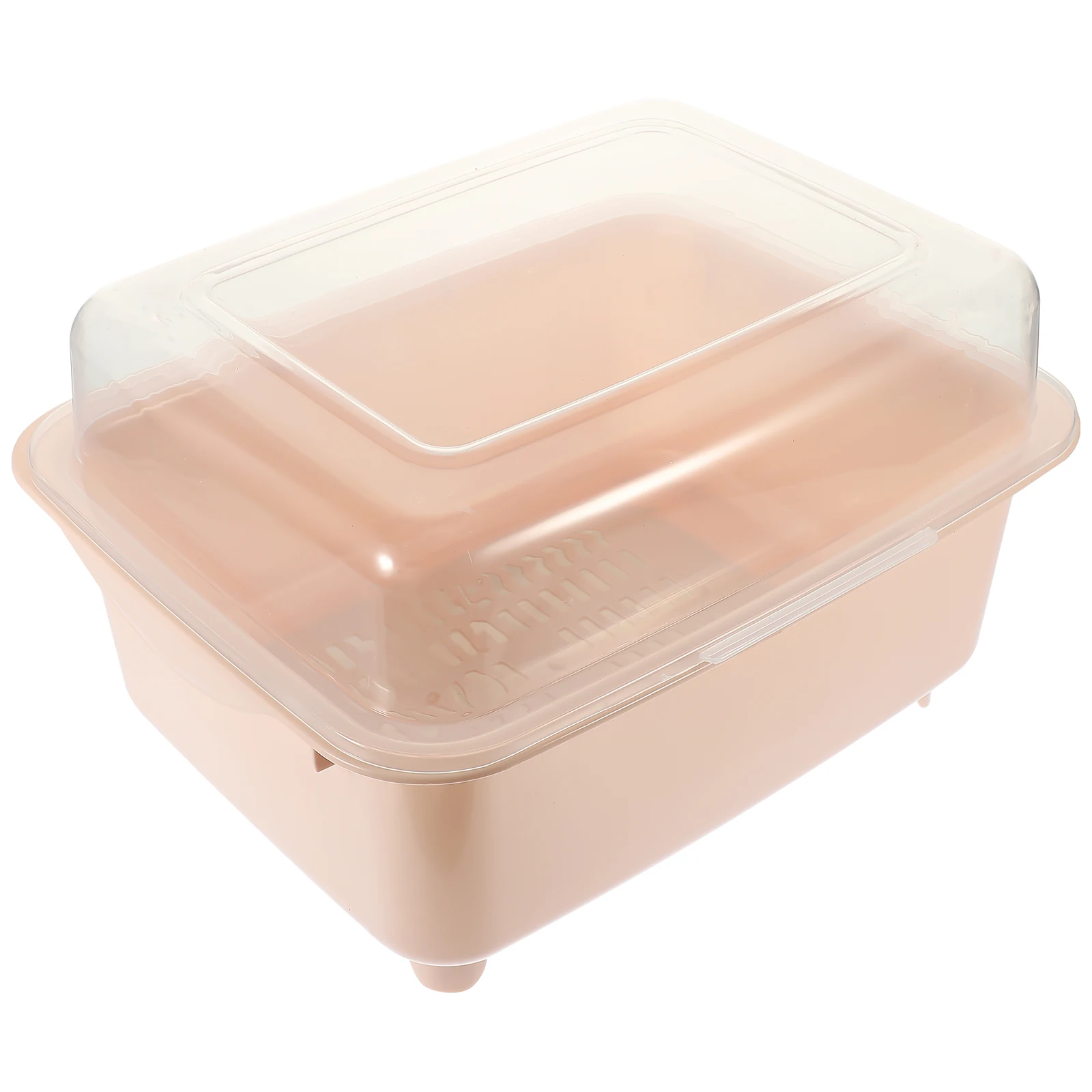 

1pc Eco-Friendly Pp Tableware Draining Box Kitchen Storage Organizer For Chopsticks Bowls Forks Spoons Cups Water Draining