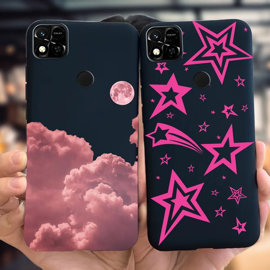 For Xiaomi Redmi 10A Case Redmi 10A 2022 Cover Fashion Moon Painted Soft Silicone Phone Case For Xiomi Redmi 10 10A Redmi10 Capa