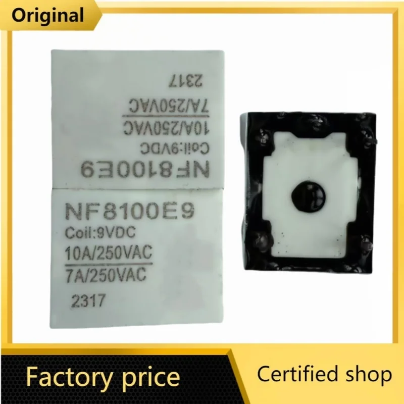 แบรนด์เดิมใหม่ NF8100E9 NF8100E12 NF8100E24 แม่เหล็กไฟฟ้ารีเลย์ 4Pins