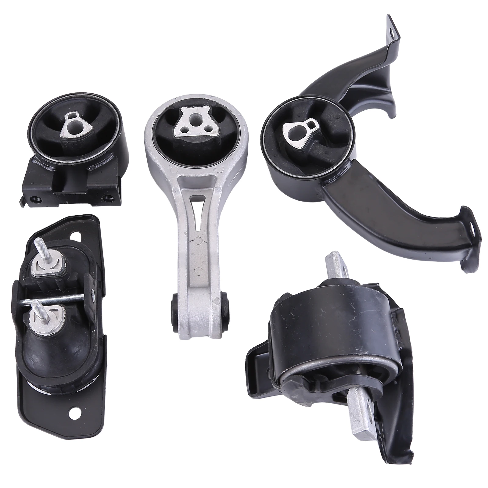 

5pcs Motor Mounts and Transmission Mount Set Compatible for Avenger 10-14 L4-2.4L 5147774AC 5085078AD 5085079AD 5105450AB 508507