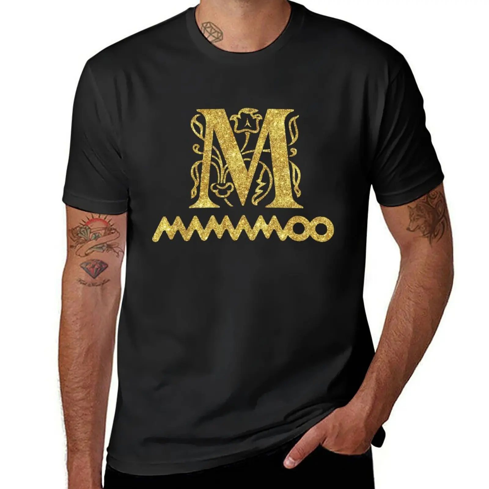 LOGO Mamamoo T-Shirt summer top aesthetic clothes mens funny t shirts