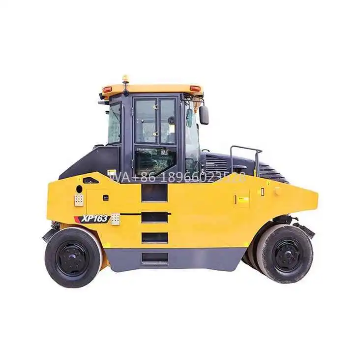 Self-Propelled Vibratory 10 Ton Walk Behind Rubber Tire Road Roller Compactor XP103