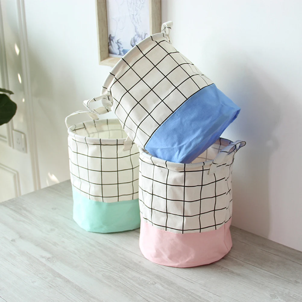

Fabric Laundry Basket Collapsible Bag Medium Baby Storage Oxford Hamper Kids Toy
