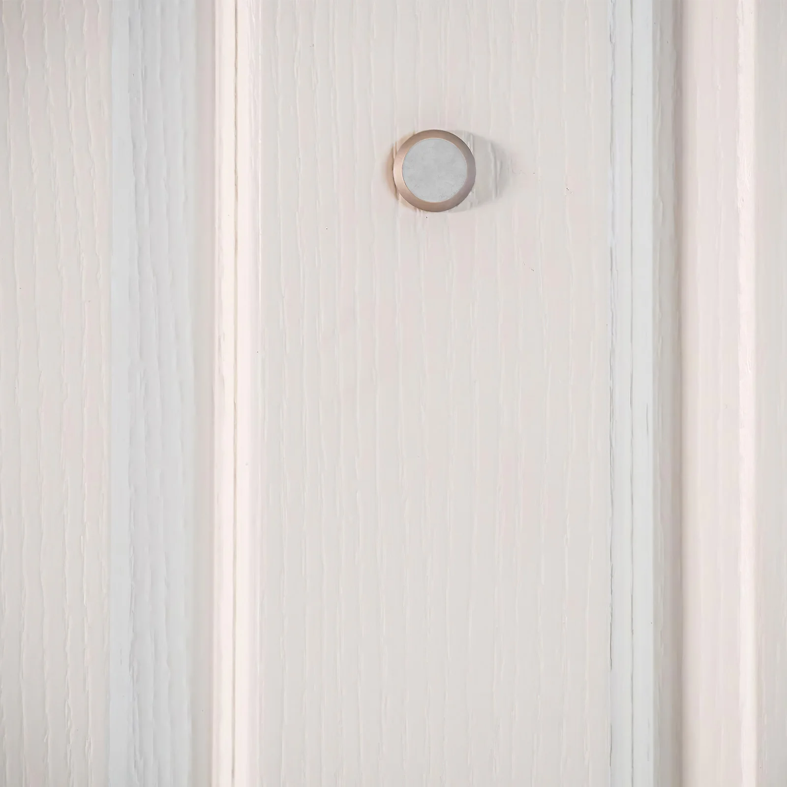 

1 Set 40 Mm Door Hole Cover Plate Stainless Steel Deadbolt Lock Cover Keyhole Filler For Home Security Door Round Peephole Plug