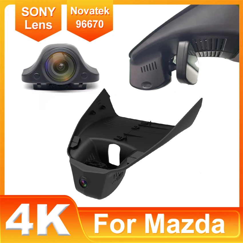 Car DVR Have a sunroof For Mazda CX-50 CX 50 CX50 2023-2025 Plug and Play Dash Cam Camera Video Recorder DashCam 4K for CX-50