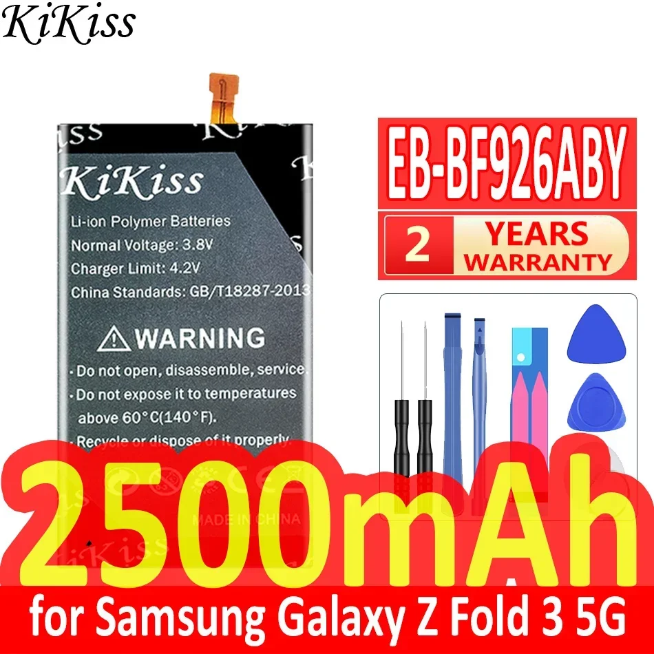 2500mAh/2700mAh KiKiss Powerful Battery EB-BF926ABY EB-BF927ABY for Samsung Galaxy Z Fold 3 Fold3 5G