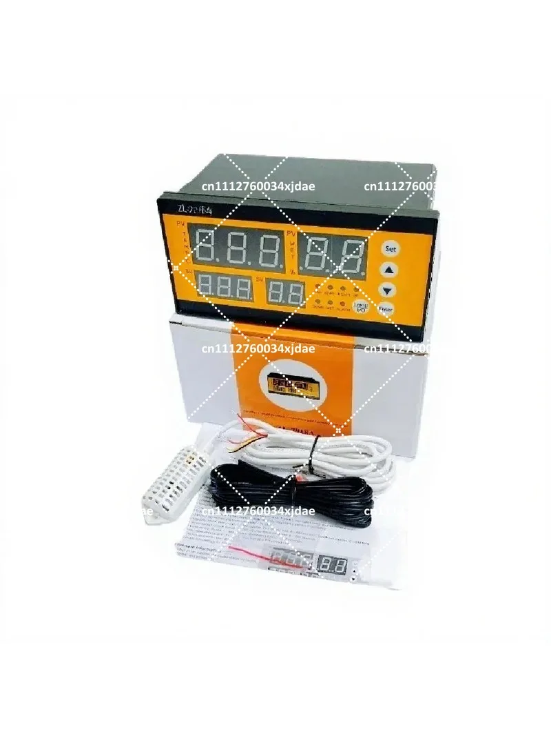 Incubator Digital Temperature Controller Multifunctional Thermostat with Humidity Control for Reptile Egg Hatching