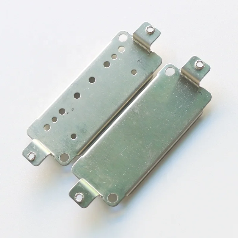 Donlis Nickel Silver Mini humbucker LP Guitar Pickup Baseplates for Open Closed Firebird Pickup Parts